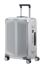 Samsonite LITE-BOX ALU WALIZKA kabinowa z aluminium NA 4 KOŁACH 55CM CS0-001