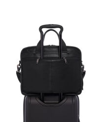 TUMI Alpha 3 skórzana torba na laptopa 15