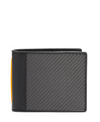 TUMI Portfel z włókna węglowego McLaren GLOBAL DOUBLE BILLFOLD 140120-9546