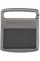 Samsonite Przywieszka metalowa z wkładką skórzaną - 4