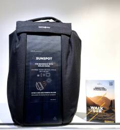 SAMSONITE Sunspot plecak na komputer z panelem solarnym 15,6